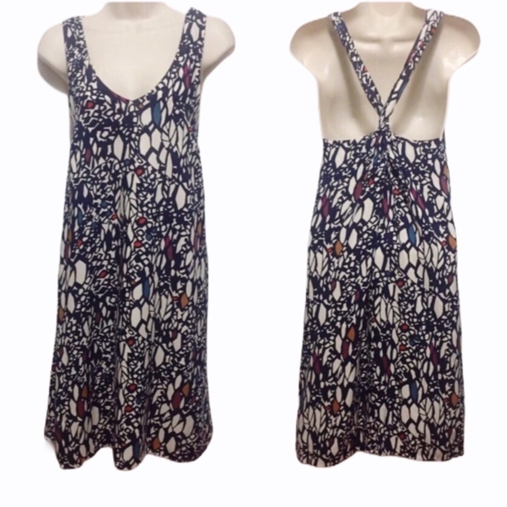Anthro Edme & Esyllte Chroma Mosaic Shift Dress